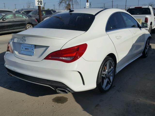 WDDSJ4EB6FN178410 - 2015 MERCEDES-BENZ CLA 250 WHITE photo 4