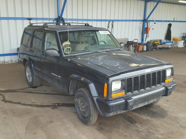 1J4FF58S5YL209072 - 2000 JEEP CHEROKEE BLACK photo 1