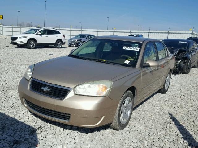 1G1ZT51886F203474 - 2006 CHEVROLET MALIBU LT GOLD photo 2