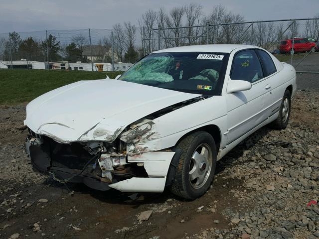 2G1WX12K4X9221507 - 1999 CHEVROLET MONTE CARL WHITE photo 2