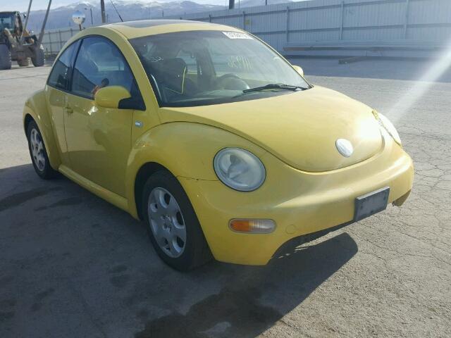 3VWCK21C62M453077 - 2002 VOLKSWAGEN NEW BEETLE YELLOW photo 1