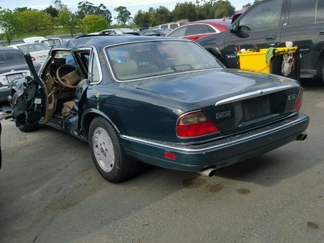 SAJHX1748SC730304 - 1995 JAGUAR XJ6 GREEN photo 3