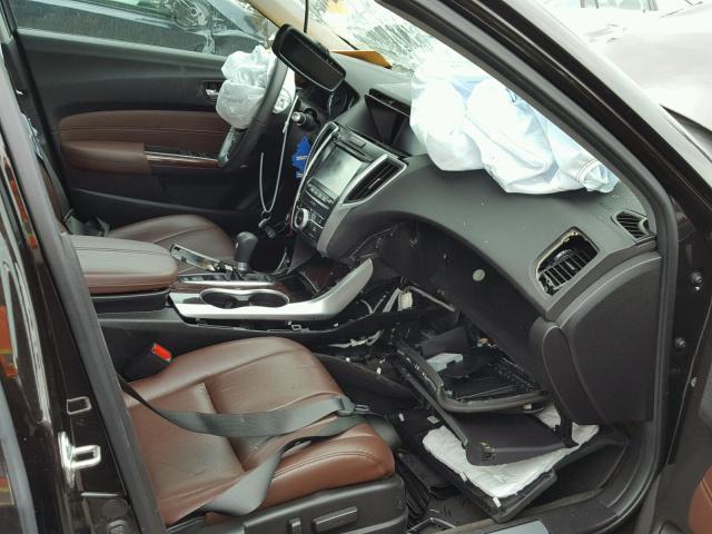 19UUB1F38FA001923 - 2015 ACURA TLX BROWN photo 5