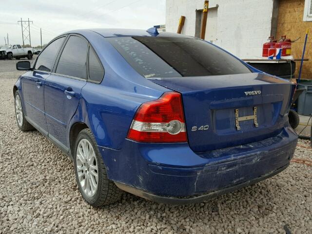 YV1MS382762152531 - 2006 VOLVO S40 2.4I BLUE photo 3