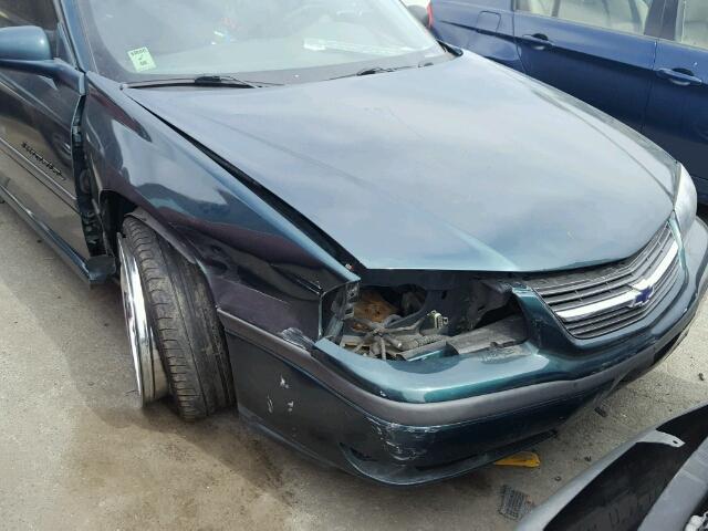 2G1WH55K219123406 - 2001 CHEVROLET IMPALA GREEN photo 10