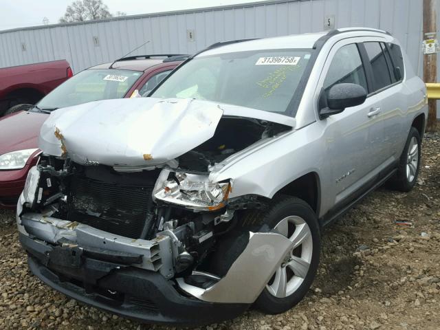 1J4NT1FA2BD171213 - 2011 JEEP COMPASS SP SILVER photo 2