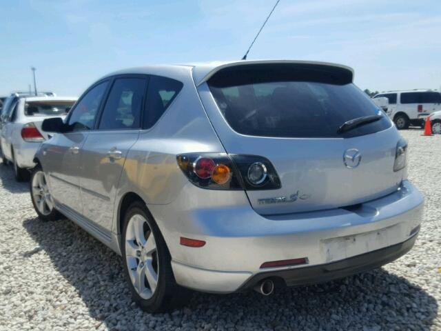 JM1BK343341201335 - 2004 MAZDA 3 HATCHBAC SILVER photo 3