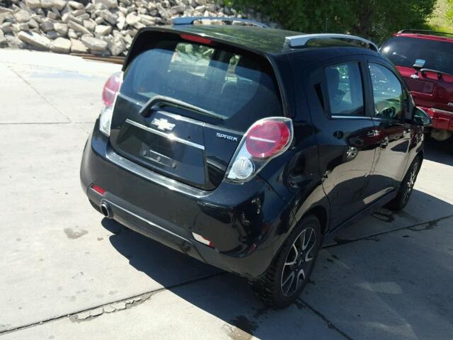 KL8CF6S90DC504958 - 2013 CHEVROLET SPARK 2LT BLACK photo 4