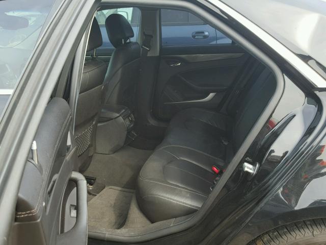 1G6DC5E59C0146320 - 2012 CADILLAC CTS BLACK photo 6