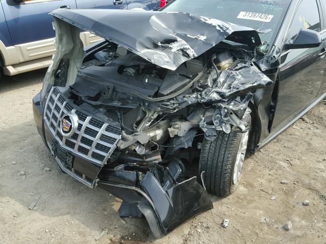 1G6DC5E59C0146320 - 2012 CADILLAC CTS BLACK photo 9
