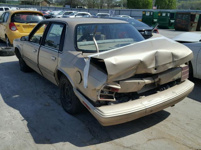 1G3AG55N1P6352223 - 1993 OLDSMOBILE CUTLASS CI GOLD photo 3