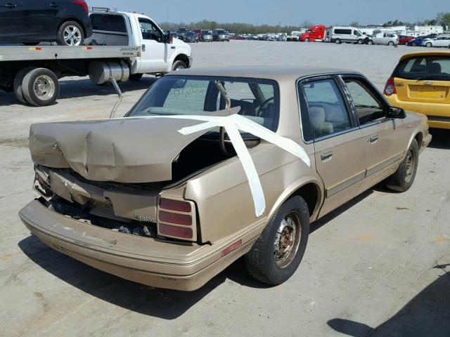 1G3AG55N1P6352223 - 1993 OLDSMOBILE CUTLASS CI GOLD photo 4