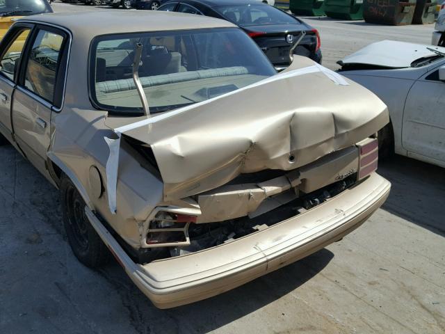 1G3AG55N1P6352223 - 1993 OLDSMOBILE CUTLASS CI GOLD photo 9