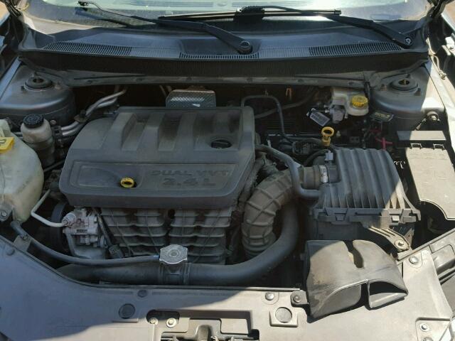 1C3LC45K58N642965 - 2008 CHRYSLER SEBRING GRAY photo 7