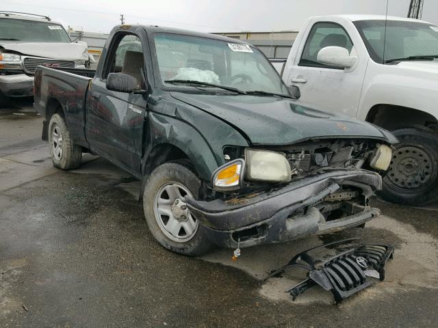 5TENL42N24Z381319 - 2004 TOYOTA TACOMA GREEN photo 1