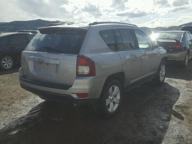 1C4NJDBB0GD780741 - 2016 JEEP COMPASS SP SILVER photo 4