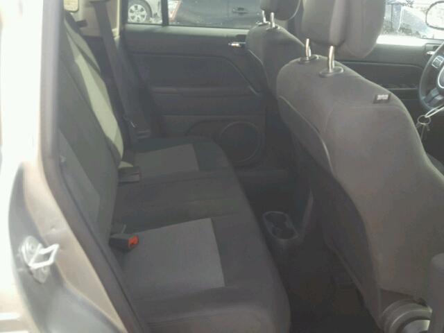 1C4NJDBB0GD780741 - 2016 JEEP COMPASS SP SILVER photo 6