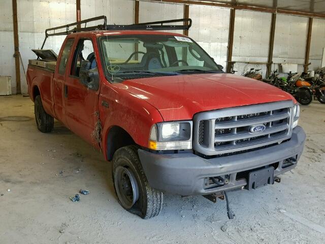 3FTNX21L74MA08248 - 2004 FORD F250 SUPER RED photo 1