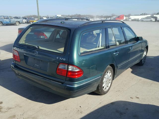 WDBJH82J81X049892 - 2001 MERCEDES-BENZ E 320 4MAT GREEN photo 4