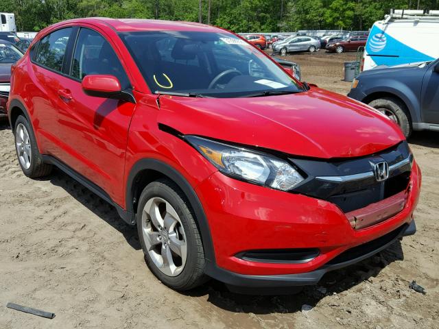 3CZRU5H30HM726614 - 2017 HONDA HR-V LX RED photo 1