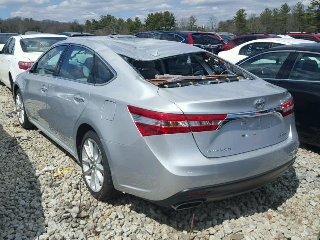 4T1BK1EB4EU083673 - 2014 TOYOTA AVALON BAS SILVER photo 3