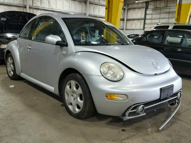 3VWCB21C72M451130 - 2002 VOLKSWAGEN NEW BEETLE ნაცრისფერი ფოტო 1