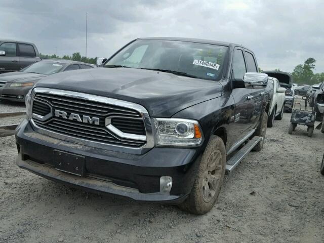 1C6RR7PT9HS594939 - 2017 RAM 1500 LONGH BLACK photo 2