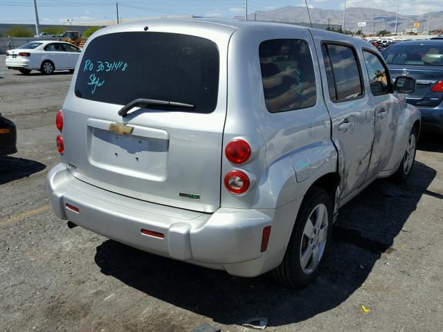 3GNBAADB6AS588334 - 2010 CHEVROLET HHR LS SILVER photo 4