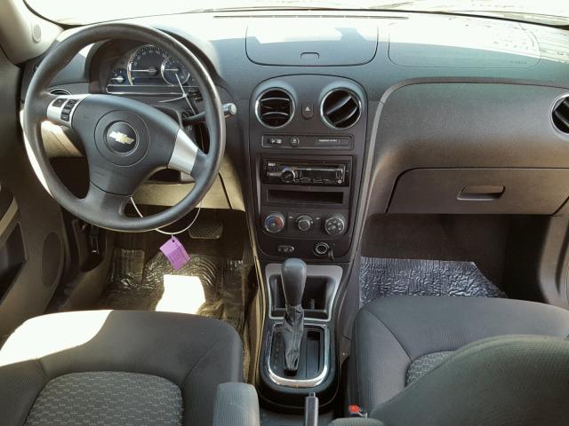 3GNBAADB6AS588334 - 2010 CHEVROLET HHR LS SILVER photo 9