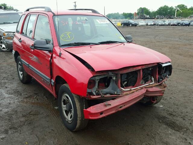 2CNBE13C236916255 - 2003 CHEVROLET TRACKER RED photo 1