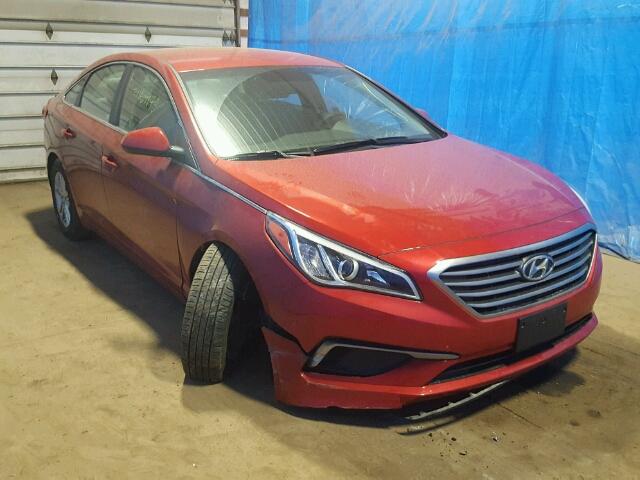 5NPE24AF2HH540278 - 2017 HYUNDAI SONATA SE RED photo 1