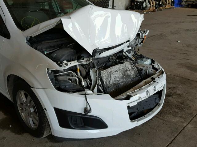1G1JA6SH5C4139666 - 2012 CHEVROLET SONIC LS 白色 照片 9