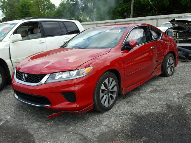 1HGCT1B34EA009403 - 2014 HONDA ACCORD LX- RED photo 2