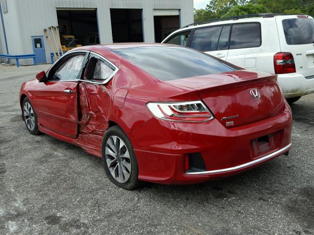 1HGCT1B34EA009403 - 2014 HONDA ACCORD LX- RED photo 3