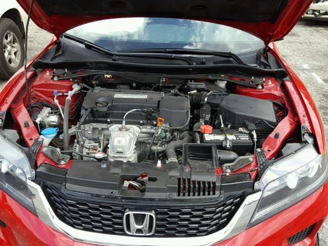 1HGCT1B34EA009403 - 2014 HONDA ACCORD LX- RED photo 7