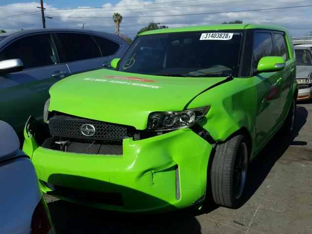 JTLKE50E181007584 - 2008 TOYOTA SCION XB მწვანე ფოტო 2