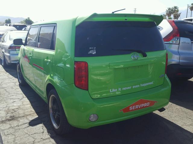 JTLKE50E181007584 - 2008 TOYOTA SCION XB მწვანე ფოტო 3