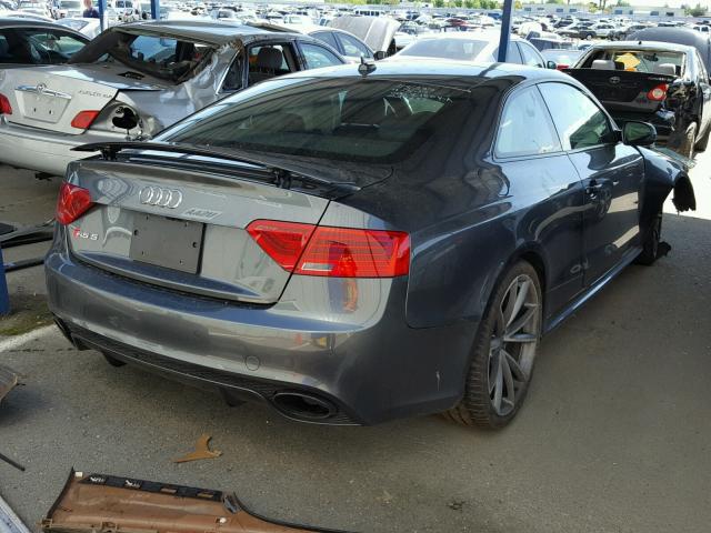 WUAC6AFR8FA901226 - 2015 AUDI RS5 GRAY photo 4