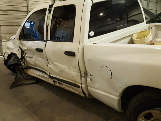 3D7KR28C96G286157 - 2006 DODGE RAM 2500 S WHITE photo 10