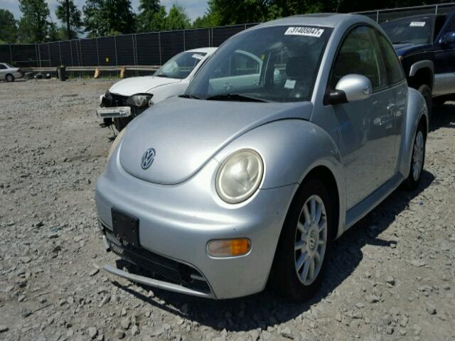 3VWCK31C54M418412 - 2004 VOLKSWAGEN NEW BEETLE 银色 照片 2