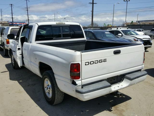 3B7HC13Z11M506199 - 2001 DODGE RAM 1500 WHITE photo 3