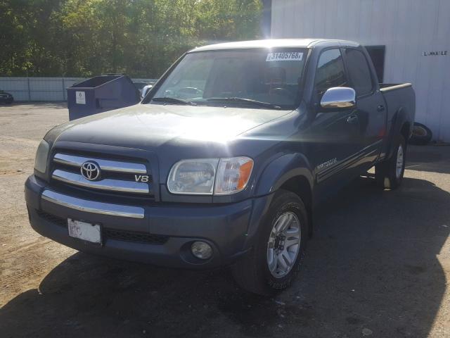 5TBDT44166S524416 - 2006 TOYOTA TUNDRA DOU BLUE photo 2
