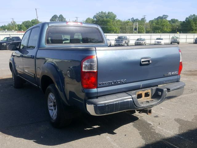 5TBDT44166S524416 - 2006 TOYOTA TUNDRA DOU BLUE photo 3