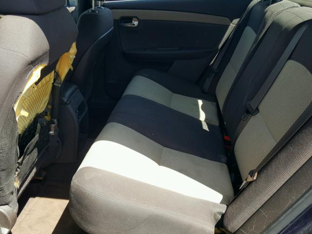 1G1ZC5E01AF131921 - 2010 CHEVROLET MALIBU 1LT BLUE photo 6