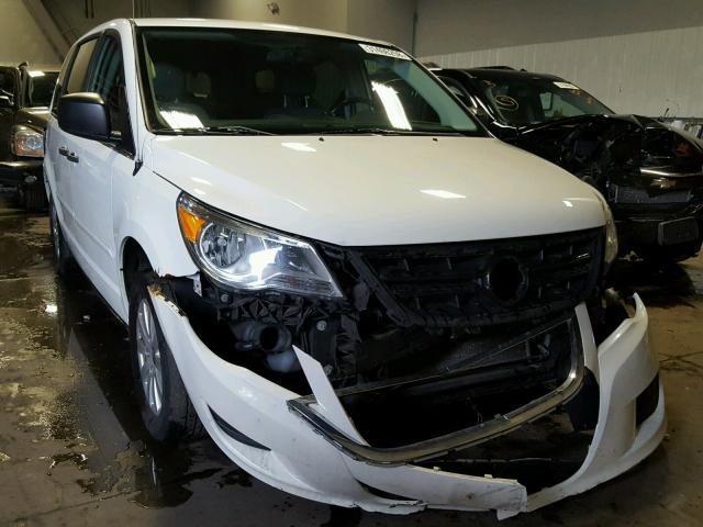 2V8HW44139R608128 - 2009 VOLKSWAGEN ROUTAN S WHITE photo 1