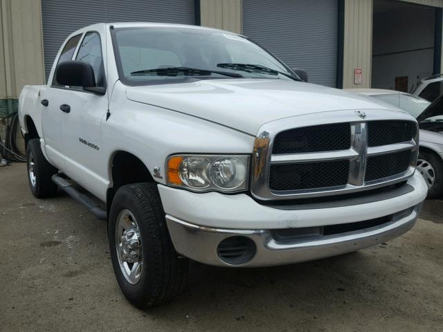 3D7KU28C34G251190 - 2004 DODGE RAM 2500 S WHITE photo 1