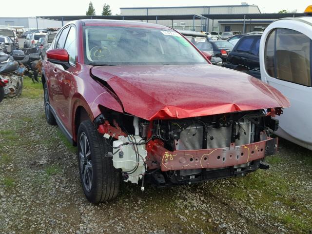 JM3KFADL9H0218555 - 2017 MAZDA CX-5 GRAND RED photo 1