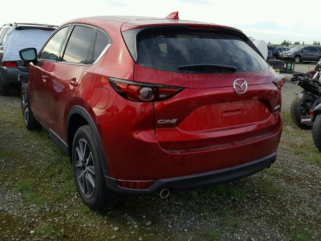 JM3KFADL9H0218555 - 2017 MAZDA CX-5 GRAND RED photo 3