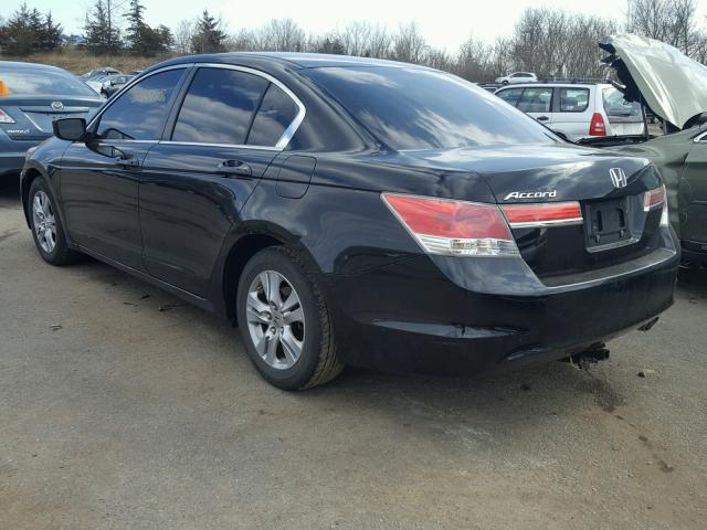 1HGCP2F42CA012083 - 2012 HONDA ACCORD LXP BLACK photo 3