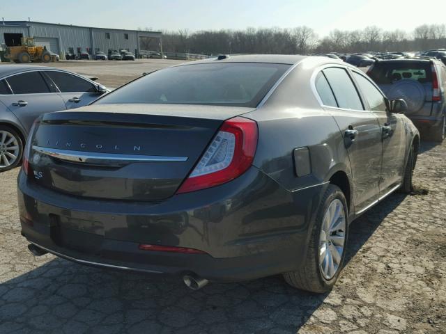 1LNHL9EK9FG600679 - 2015 LINCOLN MKS GRAY photo 4